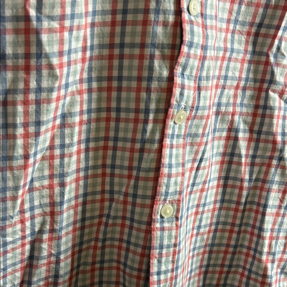 Abercrombie Kids Red and Blue Plaid Shirt - Picture 5 of 9